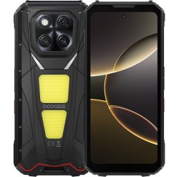 Telefon rezistent Doogee V Max Play, Proiector Video 100LM, 5G, 6.78 120Hz, MTK Dimensity 7300, 16GB RAM, 512GB, NFC, RGB Light, 20500mAh, IP68 IP69K, Android 15