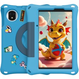 Tableta copii Ulefone Tab A9 Pro Kids, 4G, Wi-Fi, 8GB RAM, 128GB, 8.68 90Hz, GPS, Dual Speakers, Android 15, Blue