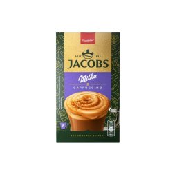 Mix de cafea, Jacobs Cappuccino Milka Choco, 8 plicuri x 15.8g