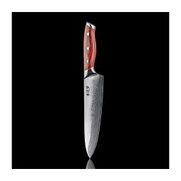Gudaro - Cuțit de bucătar KENSHO 8", din oțel damasc cu 67 de straturi, lungime 20 cm