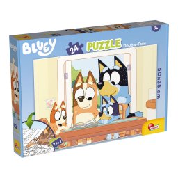 Puzzle de colorat - Bluey (24 de piese)