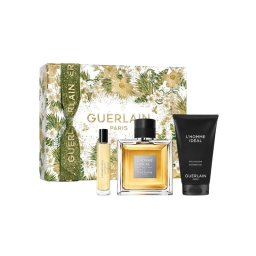 Guerlain L`homme Ideal Set cadou pentru bărbați EDT 100 ml + EDT 10 ml + 75 ml gel de duș