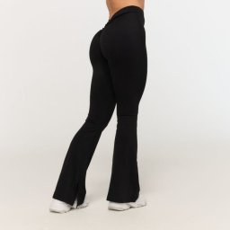 GymBeam Pantaloni pentru femei V-back Fierce Black XXL