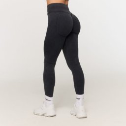 GymBeam Colanți pentru femei Fierce Seamless Dark Grey XXL
