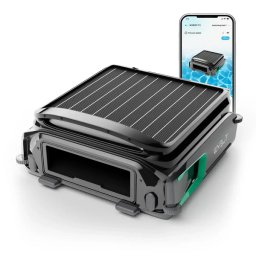Robot de Curatat Piscina Wybot F1 fara Fir Panou Solar Incorporat IPX8 Negru/Gri