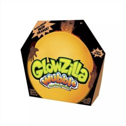 Wubble Glowzilla minge iluminată - 75 cm, portocaliu neon