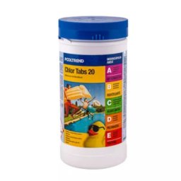 Pooltrend: Tablete clor, 20 g - 1 kg