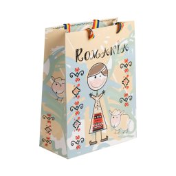 Punga premium medie pentru cadou - model Port Popular - 24x24x10 cm