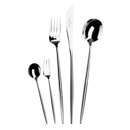 LOTUS - Tacamuri inox 18/10 (6 persoane - 30 piese)
