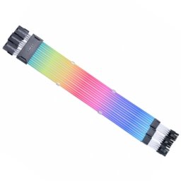 Cablu prelungitor RGB adresabil Lian Li Strimer Wireless 3x8 pini GPU, PW12-1W