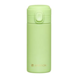 Cana termos 320ml, buton de siguranta, verde, Alice
