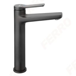 Baterie Lavoar Stratos Inalt , Negru Mat, Fara Accesorii