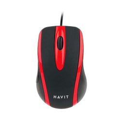 Mouse MS753 1000 DPI black&red