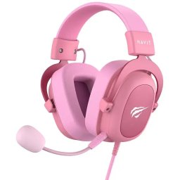 Casti H2002D gaming 53 mm 1.7 m Roz