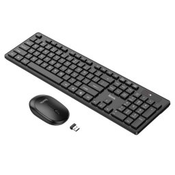 Tastatura Wireless Keyboard and Mouse Set (GM17) - English Version, 800/1200/1600 DPI - Black
