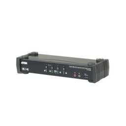 Switch KVM CS1924M-AT-G CS1924M 4-Port USB3.0 4K DisplayPort KVMP Switch with Built-in MST Hub