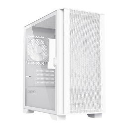 Carcasa Carcasa AIR 100 Lite, Fara sursa, tempered glass, Alb