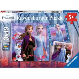 Ravensburger children's puzzle Disney Frozen - The journey begins (3x 49 pieces)
