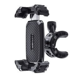 Suport de Telefon pentru Bicicleta, Free Rotation, Safety lock, 4.5-6.7'' Black