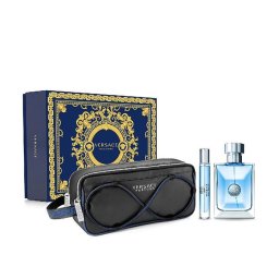 Set Versace Pour Homme bărbați, EDT 100 ml + travel spray 10 ml + geantă cosmetice
