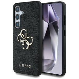 Husa Husa pentru Samsung Galaxy S25 - Guess Hardcase 4G Big Metal Logo (GUHCS25S4GMGGR) - Black