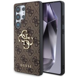 Husa Husa pentru Samsung Galaxy S25 Ultra - Guess Hardcase 4G Big Metal Logo (GUHCS25L4GMGBR) - Brown