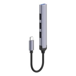 Docking Station USB-C KF2347546 - USB-C, USB-A, Argintiu