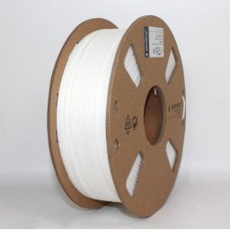 FILAMENT GEMBIRD pt. imprimanta 3d, PLA+, 1.75mm diamentru, 1Kg / bobina, aprox. 330m, topire 195-235 grC, white, "3DP-PLA+1.75-02-W