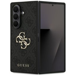 Husa Husa pentru Samsung Galaxy Z Fold7 - Guess Leather 4G Metal Logo (GUHCZFD74GMGGR) - Black