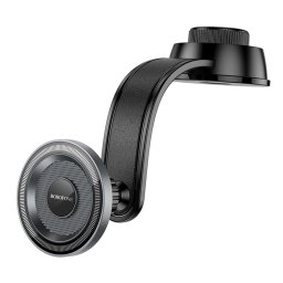 Suport de Telefon Magnetic pentru Masina cu Prindere pe Bord, 4.5–7 inch - Borofone (BH123) - Black / Gray