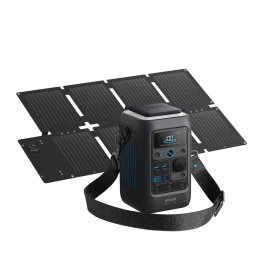 Panouri solare Kit Statie de alimentare Anker Solix C300X DC cu Panou solar Anker Solix 60W portabil