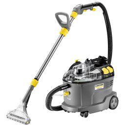 Aspirator Aspirator cu spalare Profesional Puzzi 8/1, 1200 W, 7l, Sistem injectie-extractie, Gri