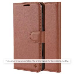Husa Husa pentru Xiaomi Redmi Note 15 Pro+ 5G / Poco M8 Pro 5G - Techsuit Leather Folio - Brown