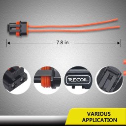 WFH16 Suport de siguranta waterproof Recoil cu sigurante ATC de 10A si 15A