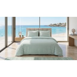 Lenjerie pat Ranforce 100% Cotton Pro (Zen Life Green)