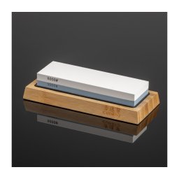 Gudaro - Piatră de ascuțit SHINRAI 3000/8000 cu bază din lemn