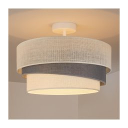 Brilagi - Plafonieră aplicată TRIO 1xE27/60W/230V, Ø 40 cm, crem/gri