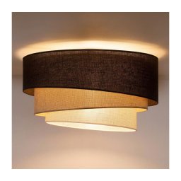Brilagi - Plafonieră TRIO, 3x E27, 60 W, 230 V, diametru 60 cm, maro/bej/alb