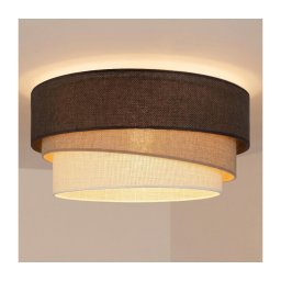 Brilagi - Plafonieră TRIO 1xE27/60W/230V, Ø 40 cm, maro/bej/alb