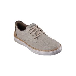 Pantofi barbati caual din material textil, Skechers HYLAND - RATNER 205135 KHK KHAK, kaki