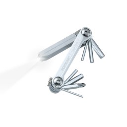 Set Scule Compacte Topeak Lumitool 7 Tt2549, Argintiu Ultimate FactoryBikes