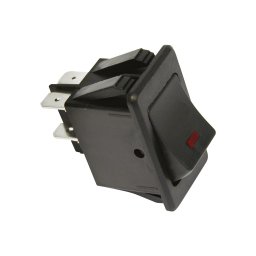 Intrerupator auto Carpoint 12V 35A cu LED rosu si 4 papuci electrici