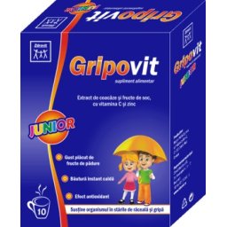 Zdrovit Gripovit Junior 10 plicuri