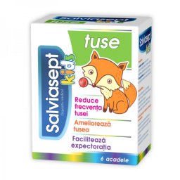 Salviasept Kids tuse x 6 acadele, ZDROVIT