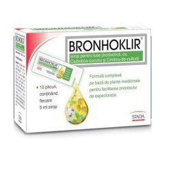 BRONHOKLIR SIROP TUSE PRODUCTIVA 15PLICURI