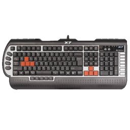 Tastatura A4TECH; model: G800V; layout: US; NEGRU; USB; MULTIMEDIA; X7