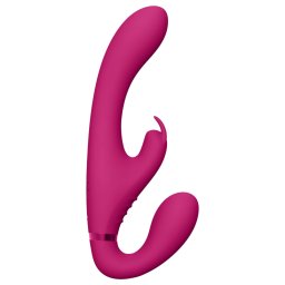 Vive Suki - vibrator cu curea detașabilă - fără ham - roz