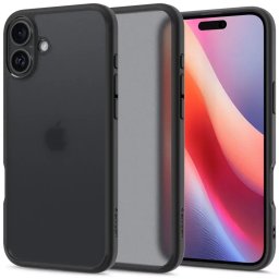 Husa Ultra Hybrid, negru frost - iPhone 16