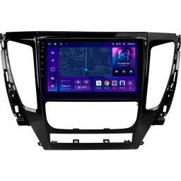 Navigatie Auto M3 Mitsubishi Pajero Sport 3 2016-2018 4+32GB 9" QLED Octa-core 2Ghz, Android 4G Bluetooth 5.1 DSP