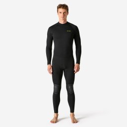 Combinezon surf 100 neopren 4/3 mm Negru Bărbaţi